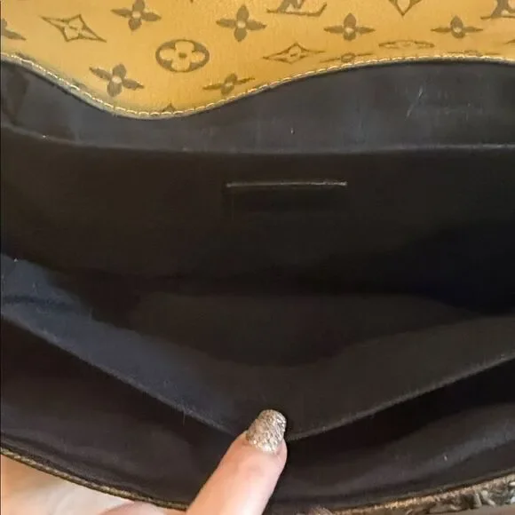 LV Brown Designer Monogram Crossbody Bag - Picture 8 of 13